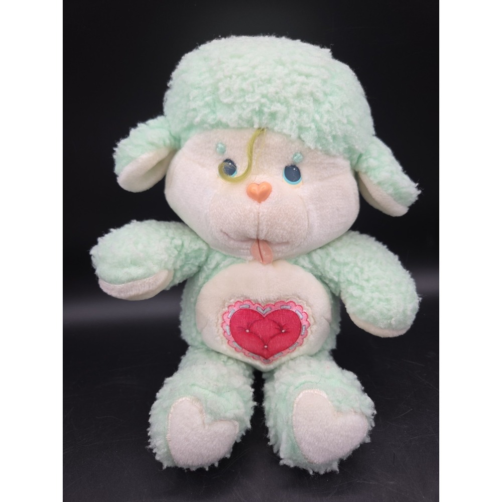 Vintage 1984 Kenner Care Bear Cousins Gentle Heart Lamb 13" Plush Toy Retro Vtg